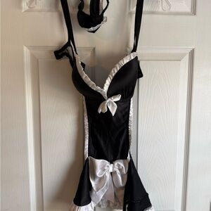 Victoria's Secret Black and White maid
